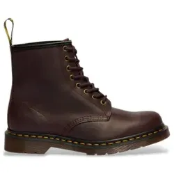Dr Martens Unisex. 11822609 1460 Crazy Horse burgunderfarbene Lederstiefel (37), Wohnung, 1 bis 3 cm, Schnürsenkel, Lässig, Bordeaux
