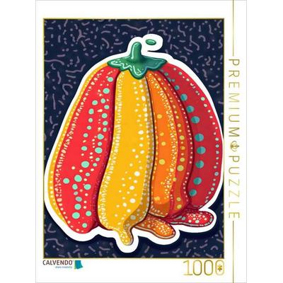 CALVENDO Puzzle Großer Kürbis | 1000 Teile Lege-Größe 64x48cm Foto-Puzzle für glückliche Stunden