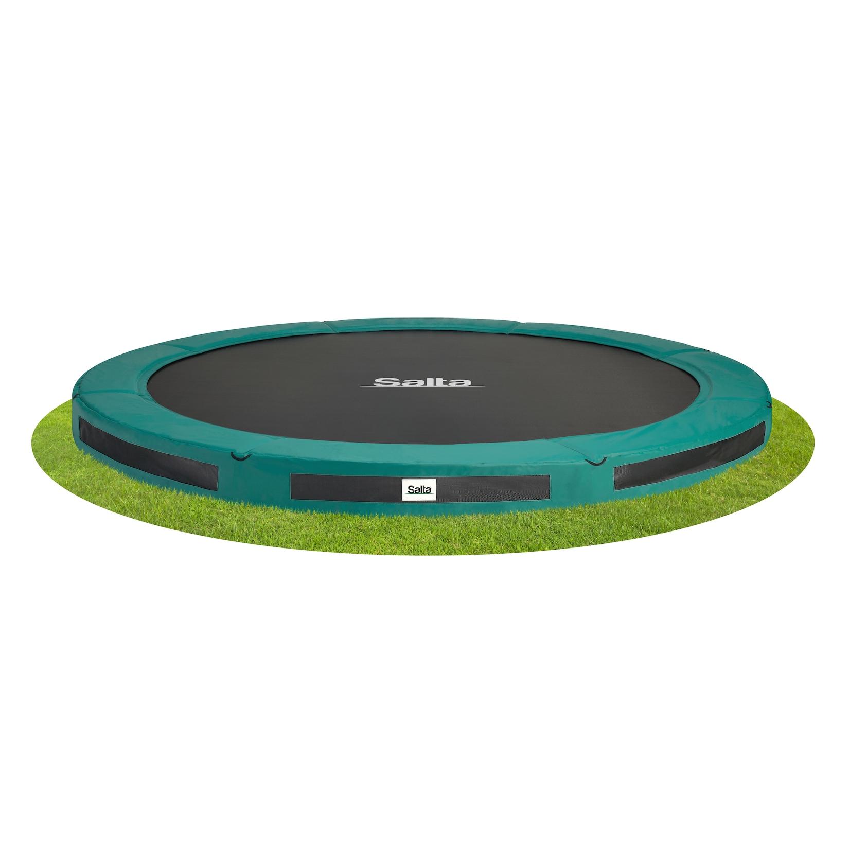Salta Bodentrampolin Premium Ground Sports - rund - Ø251 cm - Grün
