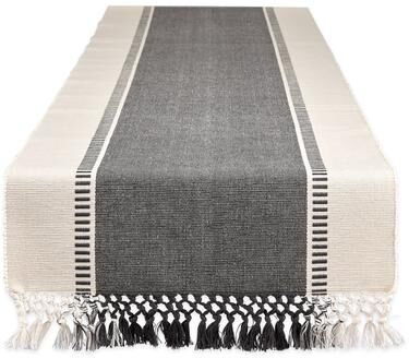 Porch & Den Cree Dobby Stripe Table Runner
