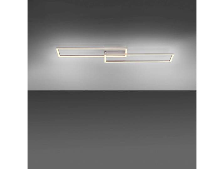 LED-plafondlamp Iven, dimbaar, alu / grijs / zink, Slaapkamer, Aluminium, LED plafondlamp