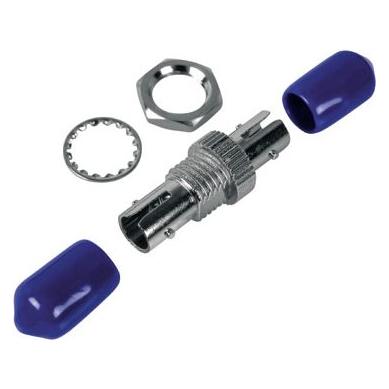 Tecline LWL Kupplung ST/ST, Simplex, Multimode, Metall-Gehäuse mit Metall-Ferrule (Netzwerk Kupplung) (90701)