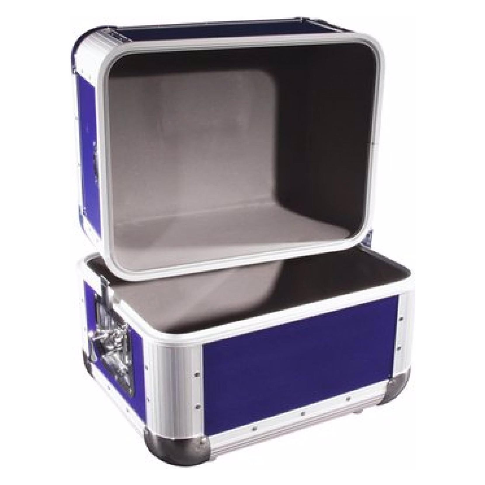 Roadinger Platten-Case ALU 50/50 abgerundet dunkelblau (3011003B)