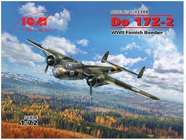ICM 72308 modelbouwset Do 17Z-2, WWII Finnish Bomber