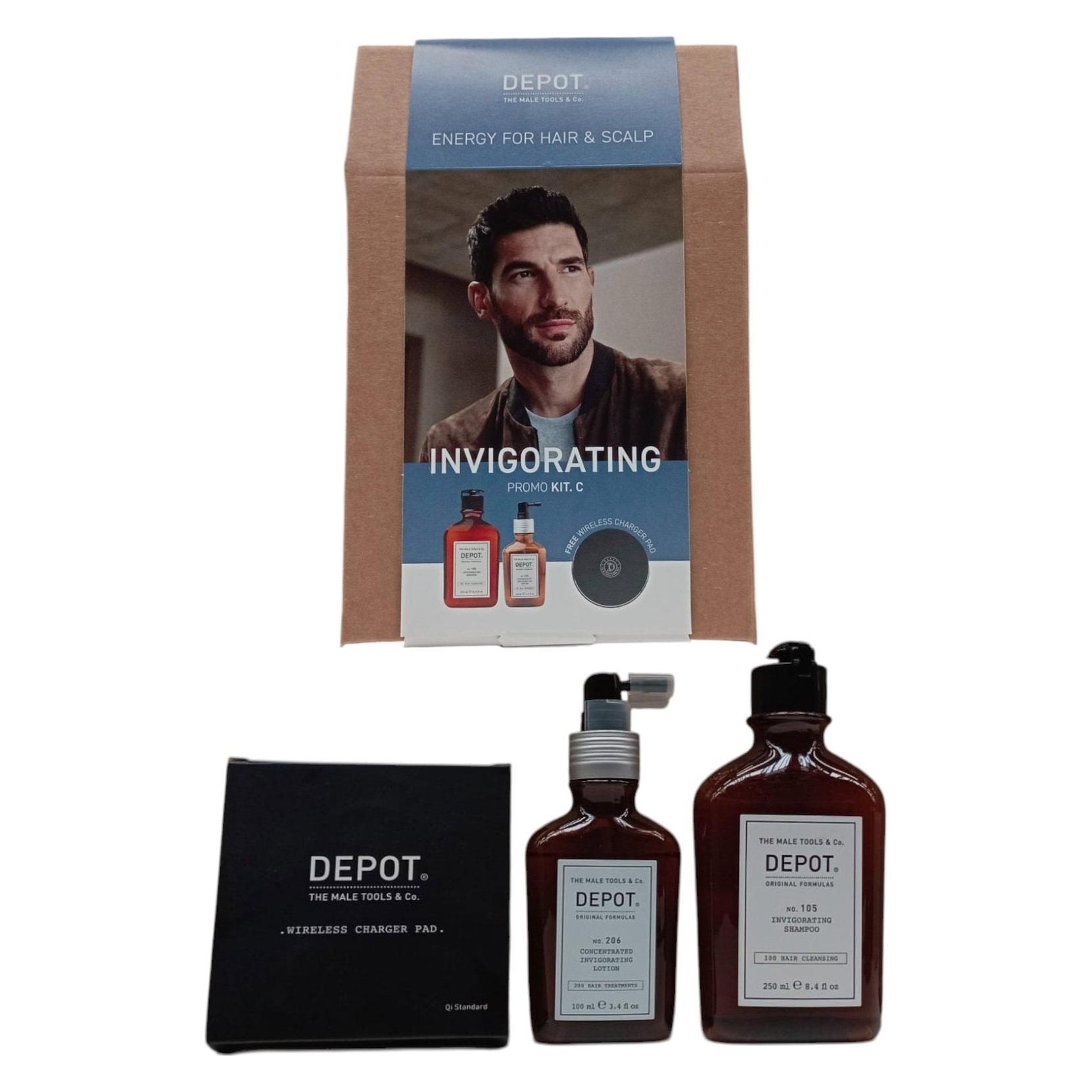 Wella Invigorating Kit C Set Depot: 100 Hair Cleansing No. 105 (Haarpflege Set) (45298989)