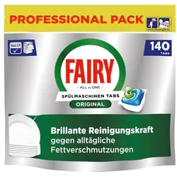 FAIRY 140 Spülmaschinentabs »Professional Original« blau