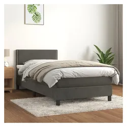vidaXL, Boxspringbett, Faxonina (Flach mit Nägeln) (90 x 190 cm)
