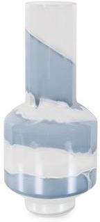 Allan Andrews Glacier Bay Layered Cylindrical Glass Vase- Tall