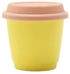 Uplift Essentials Small Niche Design Creative Ceramic Mug yellow