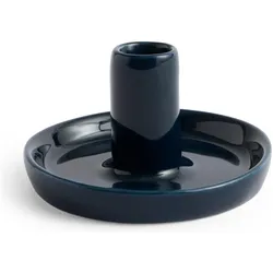 HAY, Kerzenständer, - Disc Kerzenhalter X-Small Slim - Mitternachtsblau