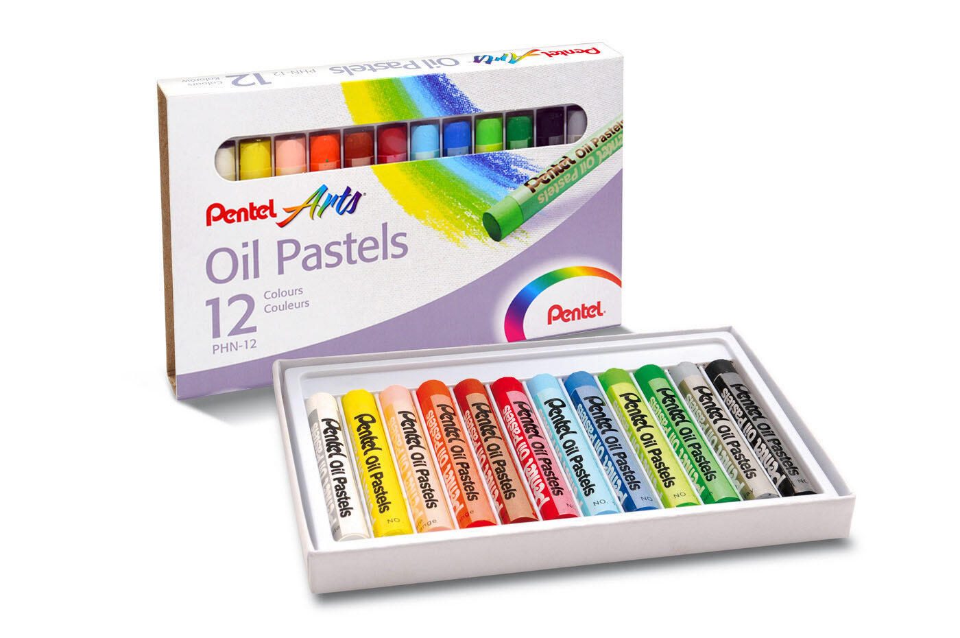 Pentel Ölkreide Mehrfarbig PHN-12U