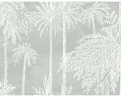 Lillian August Palm Grove Embossed Vinyl Unpasted Wallpaper