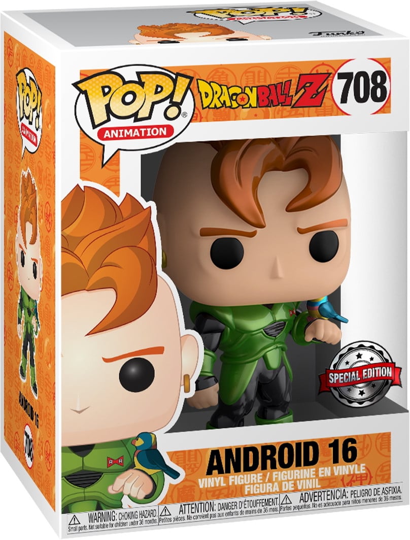 Funko Pop! Vinyl figuur Dragon Ball Z - Android 16 - Speciale editie 708