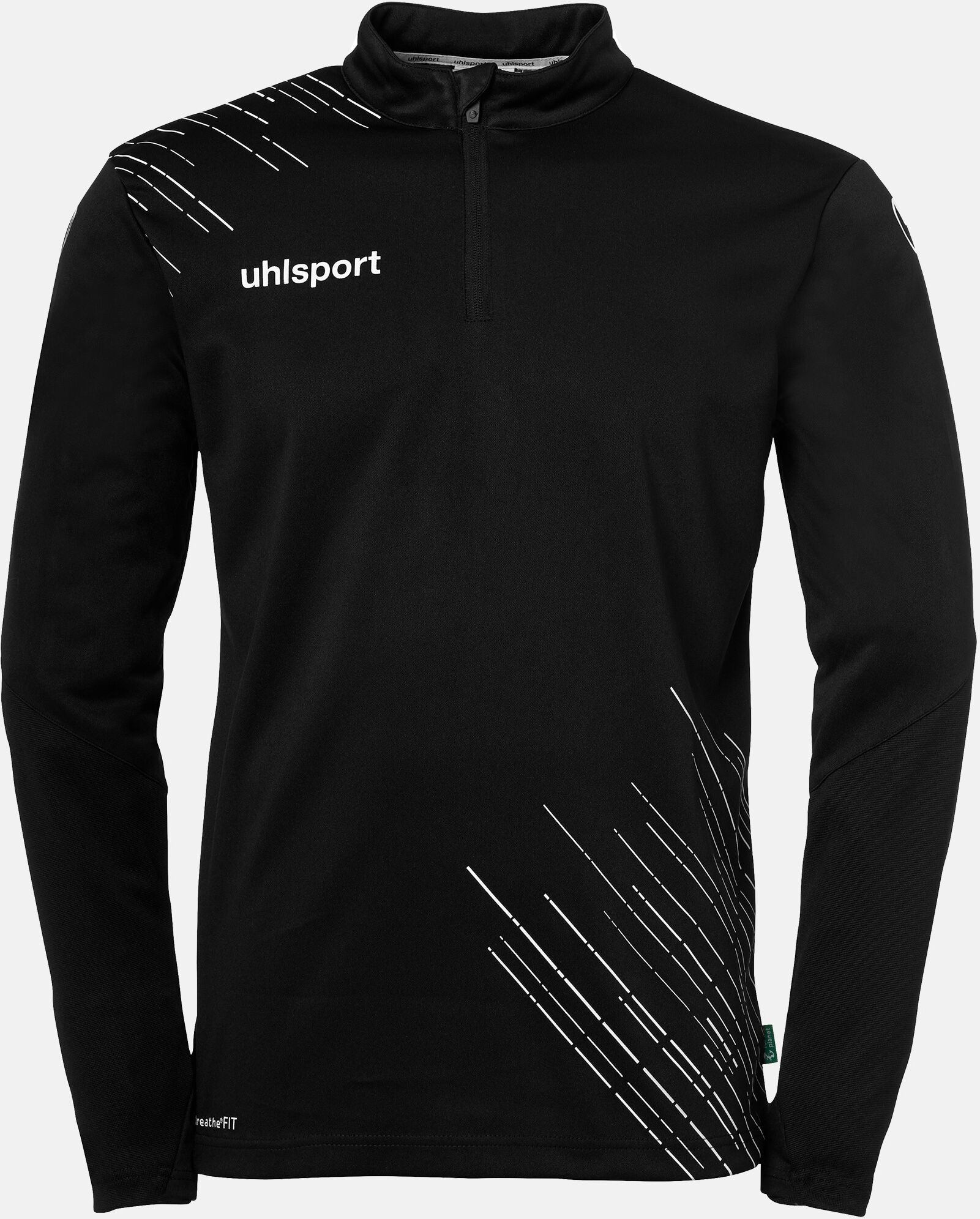 Trainingspullover UHLSPORT "1/4 ZIP TOP SCORE 26 1/4 ZIP TOP", Herren, Gr. 3XL, schwarz (schwarz, weiß), Obermaterial: 100% Polyester Pol. recyc.., Pullover Trainingspullover