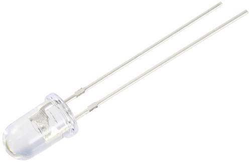 TRU COMPONENTS LED bedrahtet Blau Rund 5mm 1120 mcd 30° 1mA 2.8V