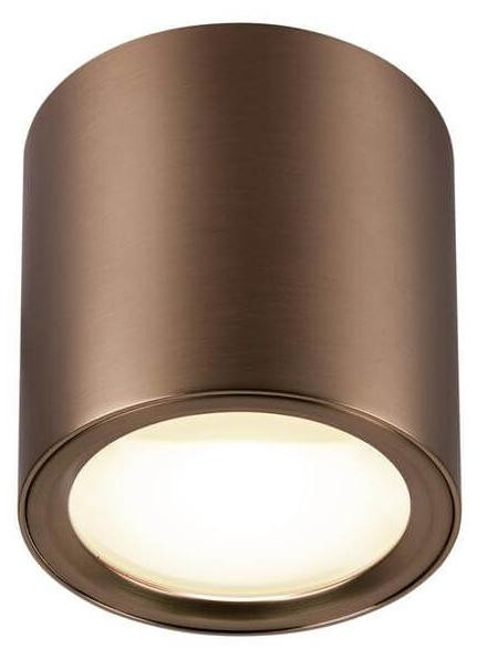 SLV Oculus plafondlamp Dunkelheit Copper - Modern ronde opbouwspot in koper en aluminium