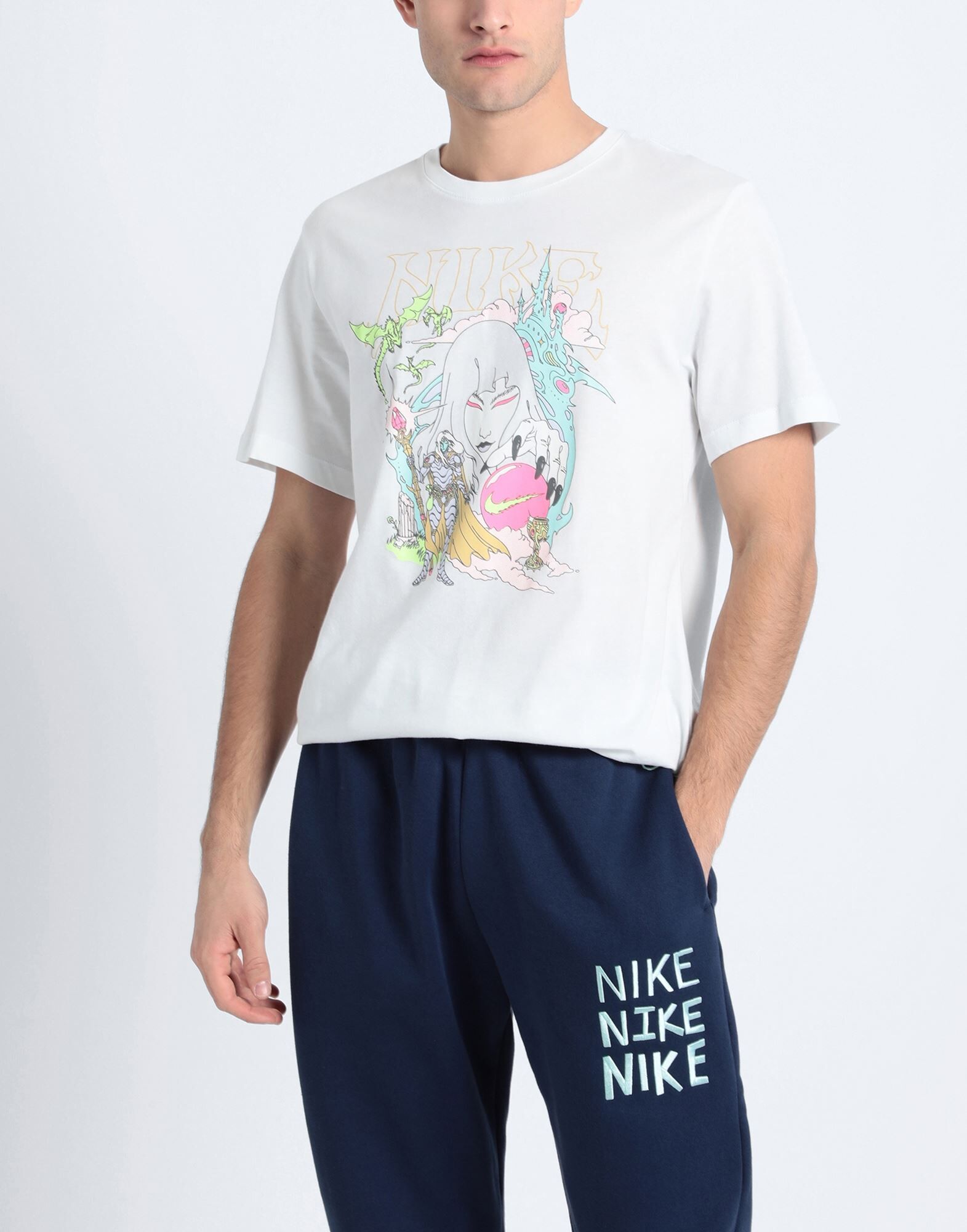 Nike Camiseta Hombre Blanco S Hombre