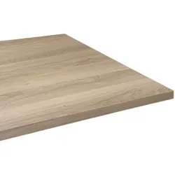 Restootab - Tischplatte 120x70 Dekor Eiche blanch