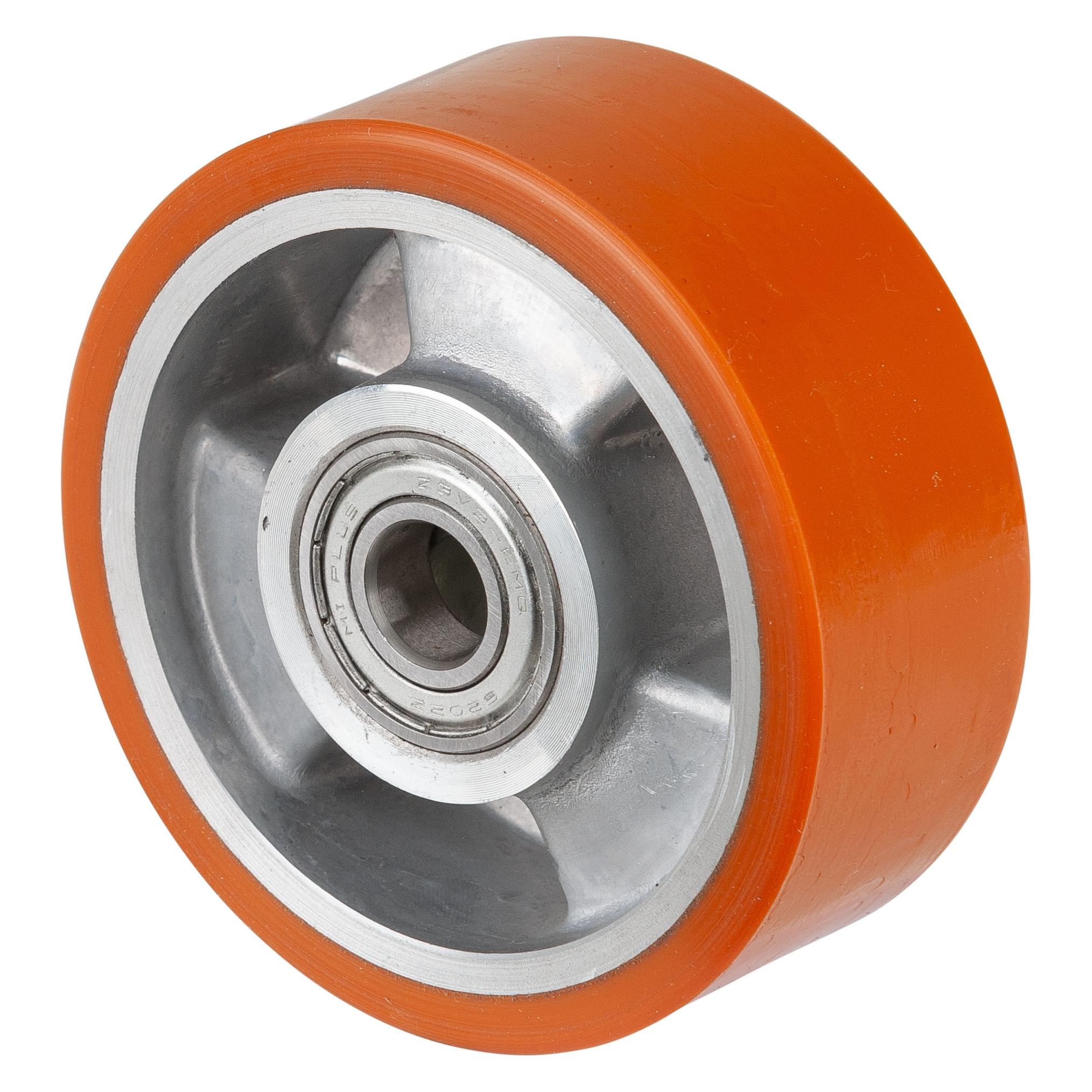 Magni BS Rollen B90.101 Polyurethanrad, Radkörper Aluminium, Ø 100 mm, Kugellager (228235)