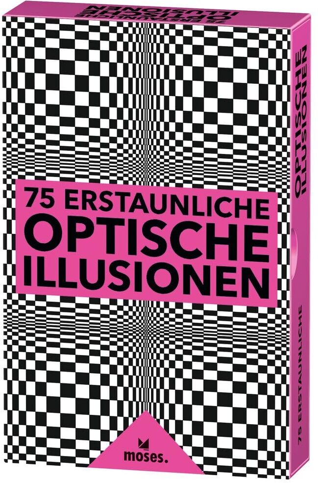 Britta Waldmann - moses. 75 erstaunliche Optische Illusionen – 75 Karten mit Anamorphosen, 3D-Effekten, Schattenspielen und Vexierbildern für Jugendliche und Erwachsene - Preis vom 15.10.2026 23:06:25 h