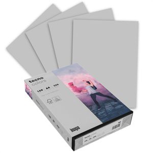 Inapa Kopierpapier tecno colors, 2100011364, A4, 160g/qm, grau, 250 Blatt