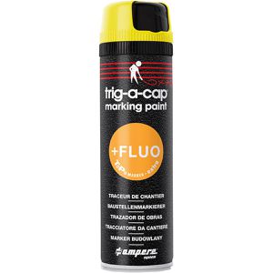 AMPERE Markierungsspray trig-a-cap extra, gelb, fluoreszierend, bis 6 Monate, 500 ml
