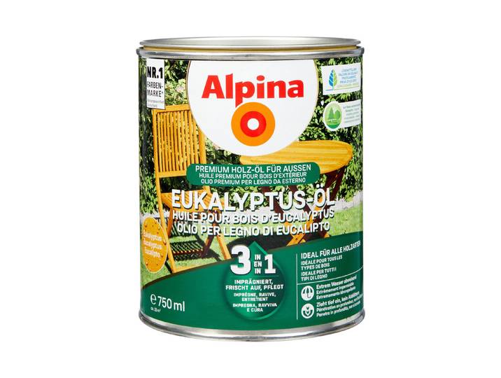 Alpina Eukalyptus-Öl 3in1 Gelb 0.75 l Matt
