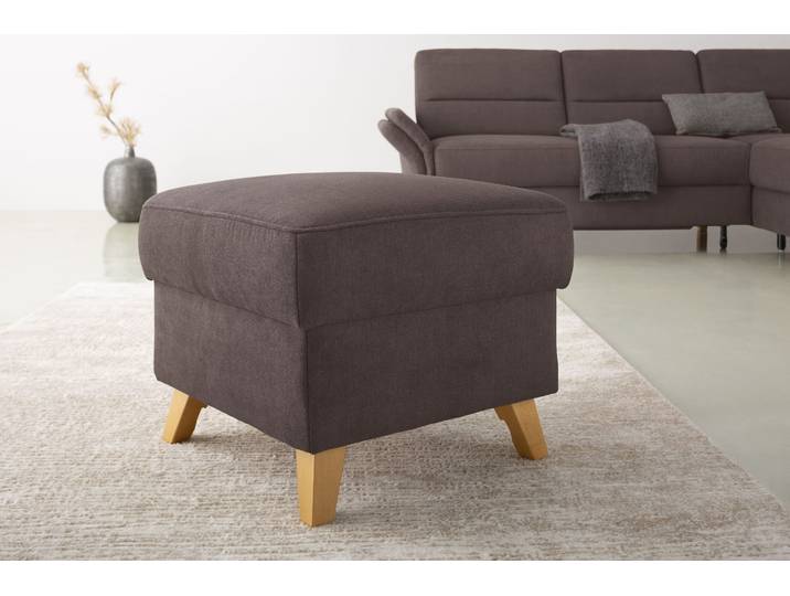 Stauraumhocker OTTO HOME Westerland , braun (espresso), B:58cm H:48cm T:58cm, 98% Polyester 2% Polyamid, Hocker, in vielen Bezugsarten und Farben, auch in Luxus-Microfaser imprägniert