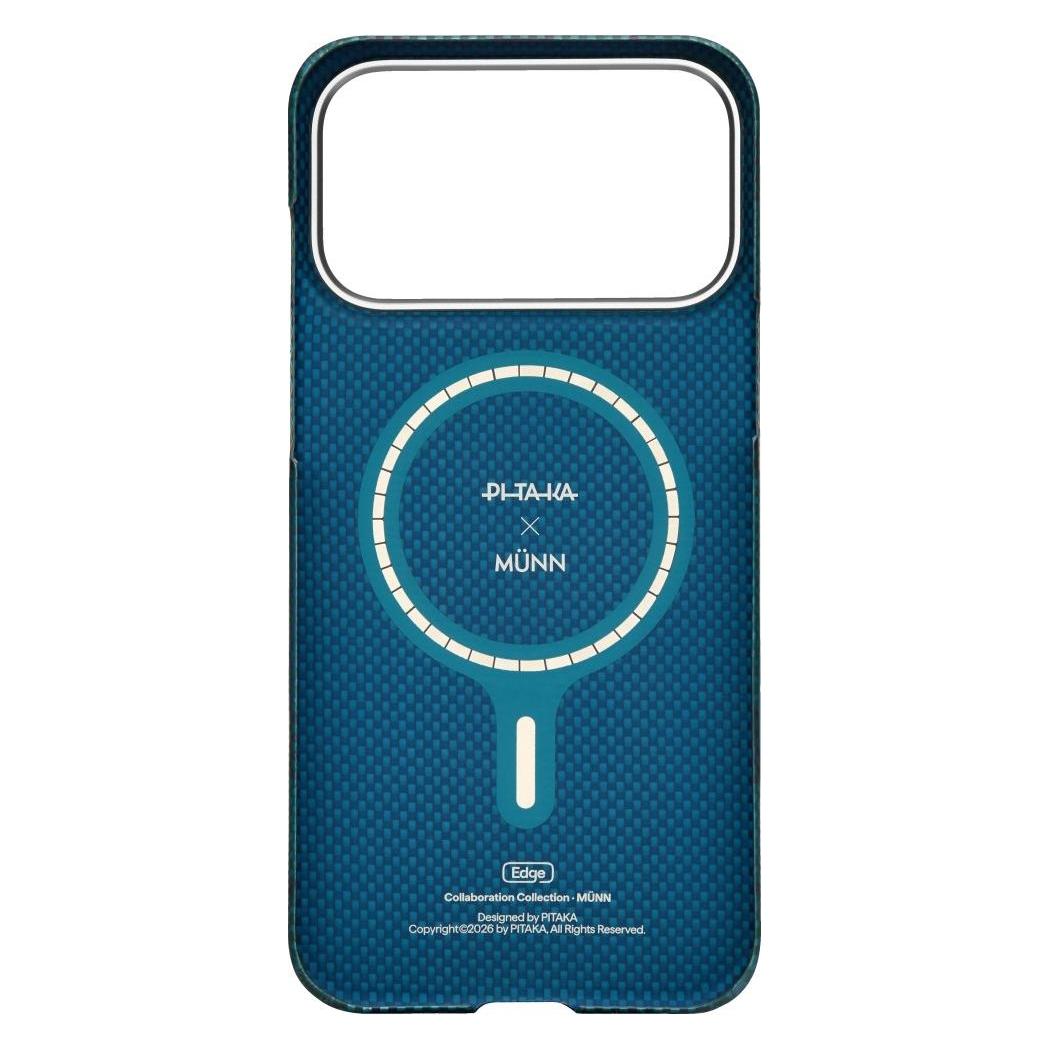 Pitaka Etui Flora in Grid Edge do iPhone 17 Pro Max forest dawn (Apple iPhone 17 Pro Max) (PITAKA)