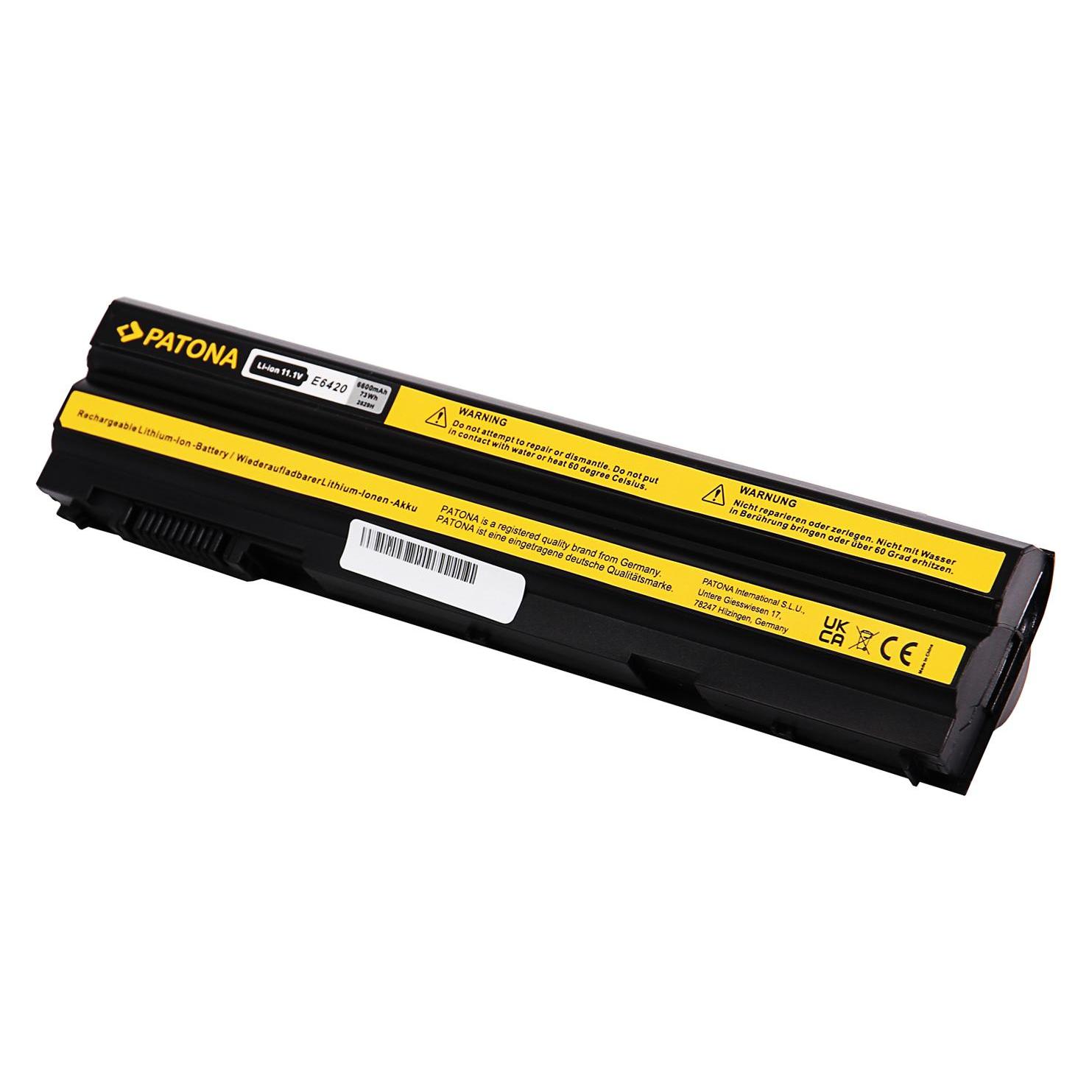 Patona Akku f. Dell E6420 Audi A4 A5 S5 E6420 Inspiron 4420 4520 (9 Zellen, 6600 mAh) (2829)