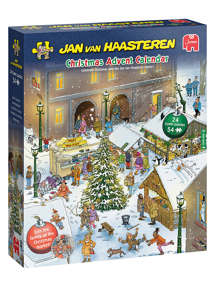 Jumbo Puzzle-Adventskalender "Jan van Haasteren" - ab 14 Jahren - onesize