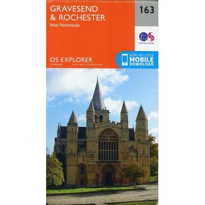 Gravesend and Rochester, Karte von Ordnance Survey, Ordnance Survey, 978-0-319-24356-5