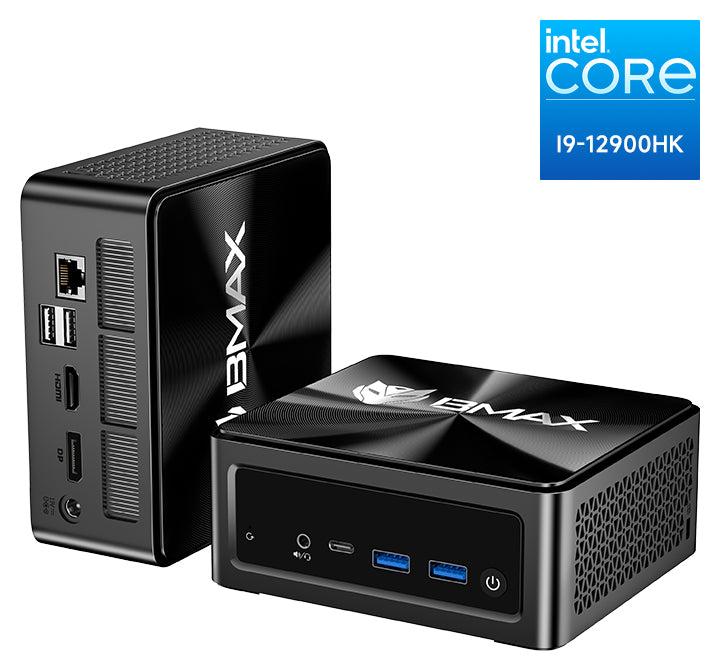 BMAX B9 Power Mini PC, Intel Core i9-12900HK, 24GB RAM, 1TB SSD, 4K Triple-Monitor Support
