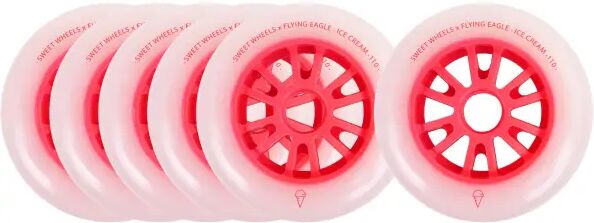 Inliner Rollen FlyingEagle Ice Cream Speed (110mm - Rot)