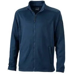 Strick-Fleecejacke "JN591" - XL - navy