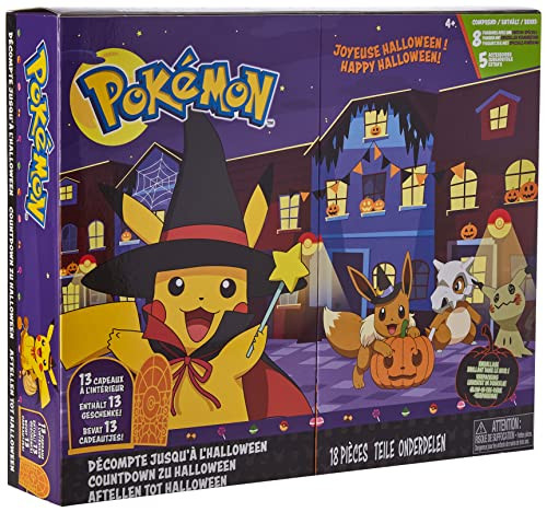 Pokémon Halloween kalender 2021 met 10 exclusieve minifiguren en 3 accessoires