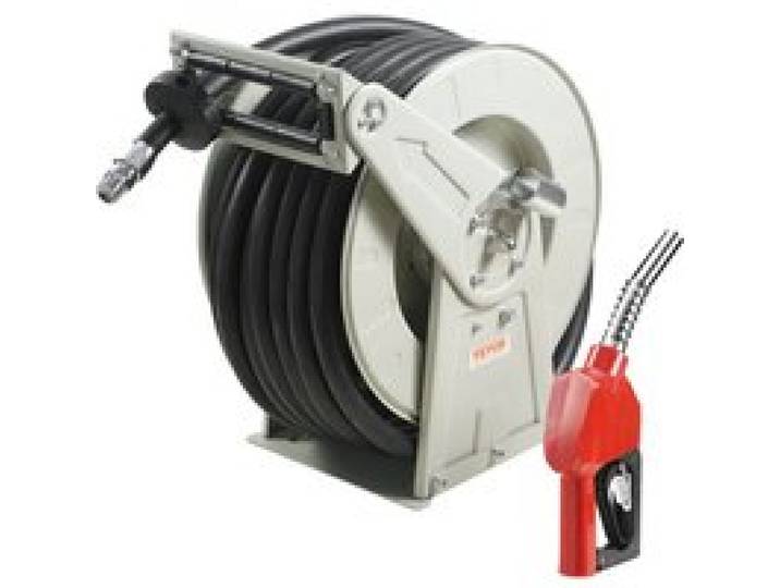 VEVOR Schlauchtrommel 25,4 mm x 15,24 m Schlauchaufroller Luftschlauchtrommel Max. Arbeitsdruck 300 PSI Druckluftschlauchtrommel Diesel Kerosin für Autohäuser Werkstatt Heimstudio Garage