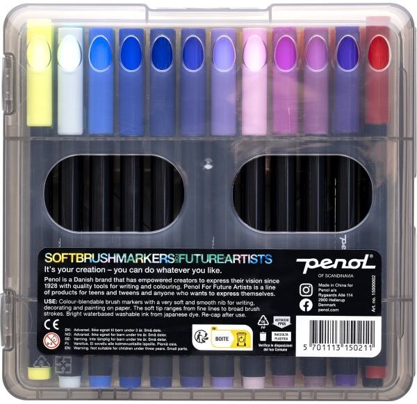 Penol Future Artist Softbrush Markere   36 Farver
