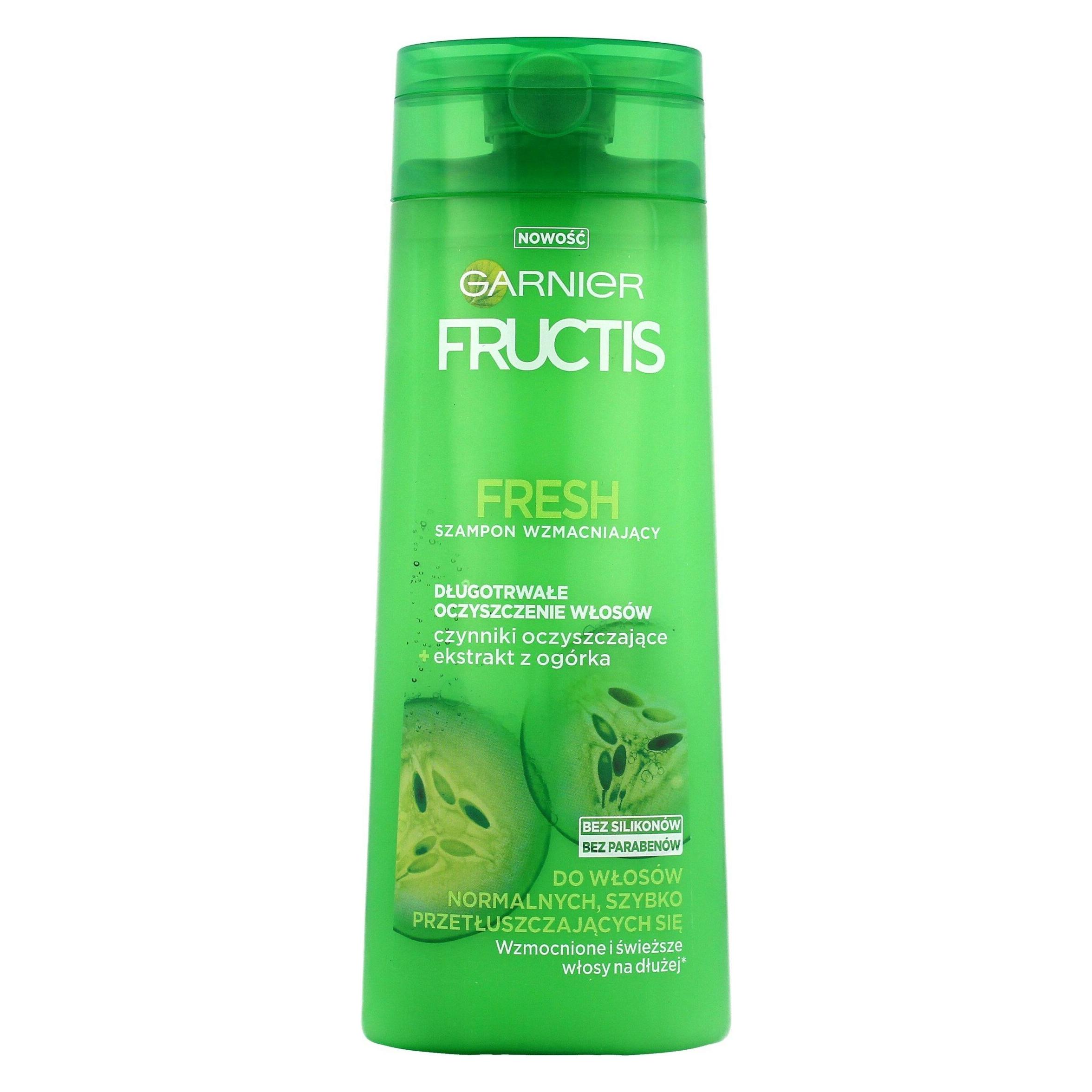 Garnier New Fructis Fresh Shampoo For Quickly Oily Hair 400Ml (Flüssiges Shampoo, 400 ml) (3600541970816)