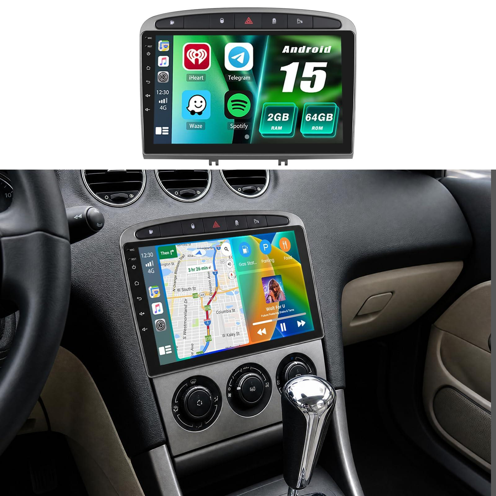 Selius Android Autoradio voor Peugeot 308 en 408 (2007-2015)