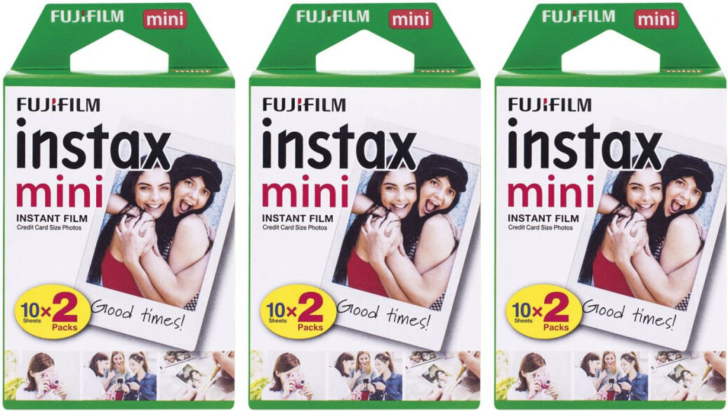 Fujifilm Instax Mini Film DP 3er Pack für 60 Bilder