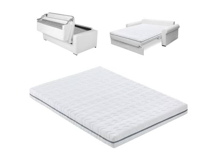EROSS CONFORT Matratze für Schlafsofa 160x180 Italienisches System. Höhe 12 cm. Antibakterielle Behandlung. Abziehbar und waschbar