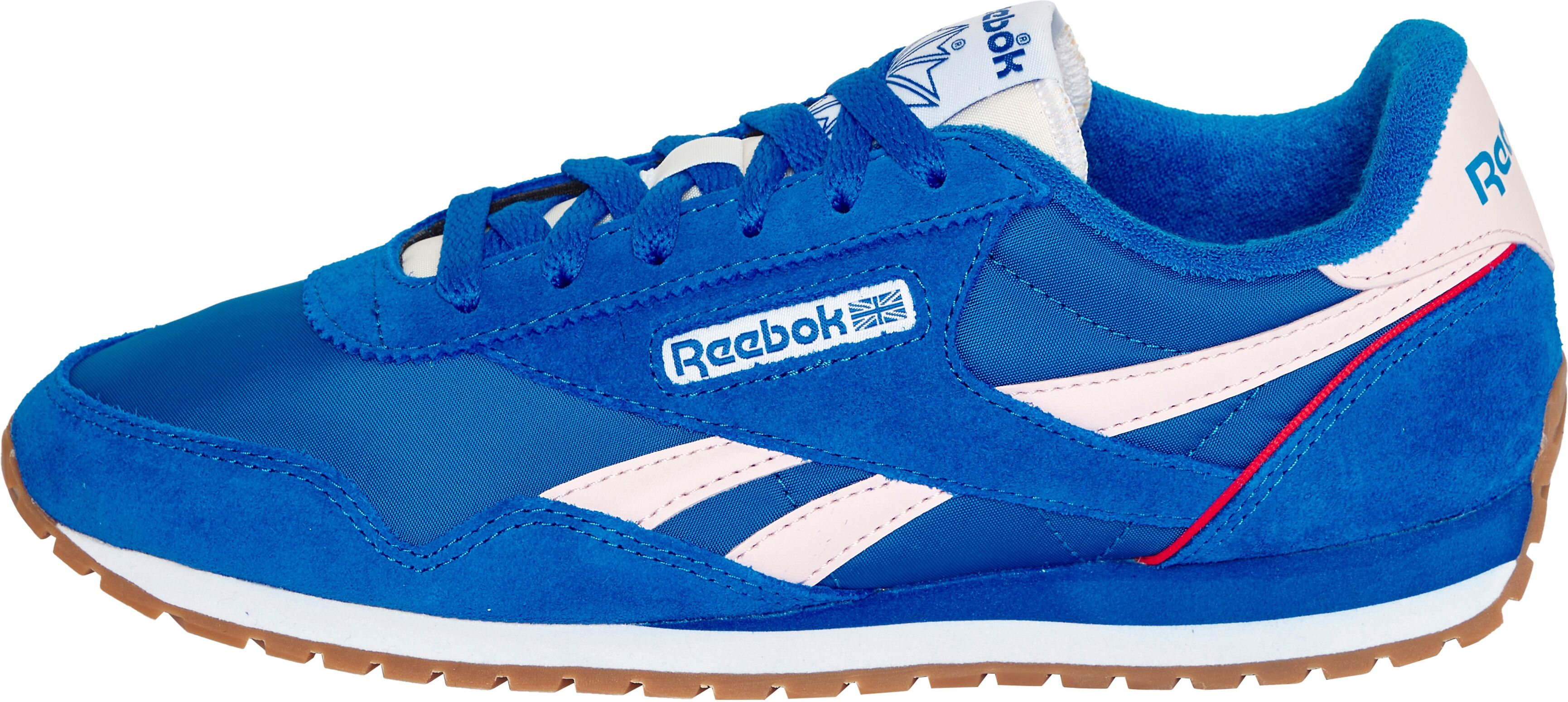 Sneaker REEBOK CLASSIC "CLASSIC AZ", Damen, Gr. 37,5, blau (optimum blau, optimum blau, frosted berry), Leder, Synthetik, Textil, Schuhe Sneaker optimum blau, optimum blau, frosted berry 37,5