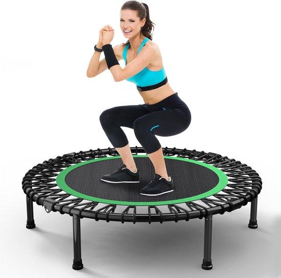 Trampolin 40 Zoll mit 32 Bungee-Seilen - für Indoor-Fitness