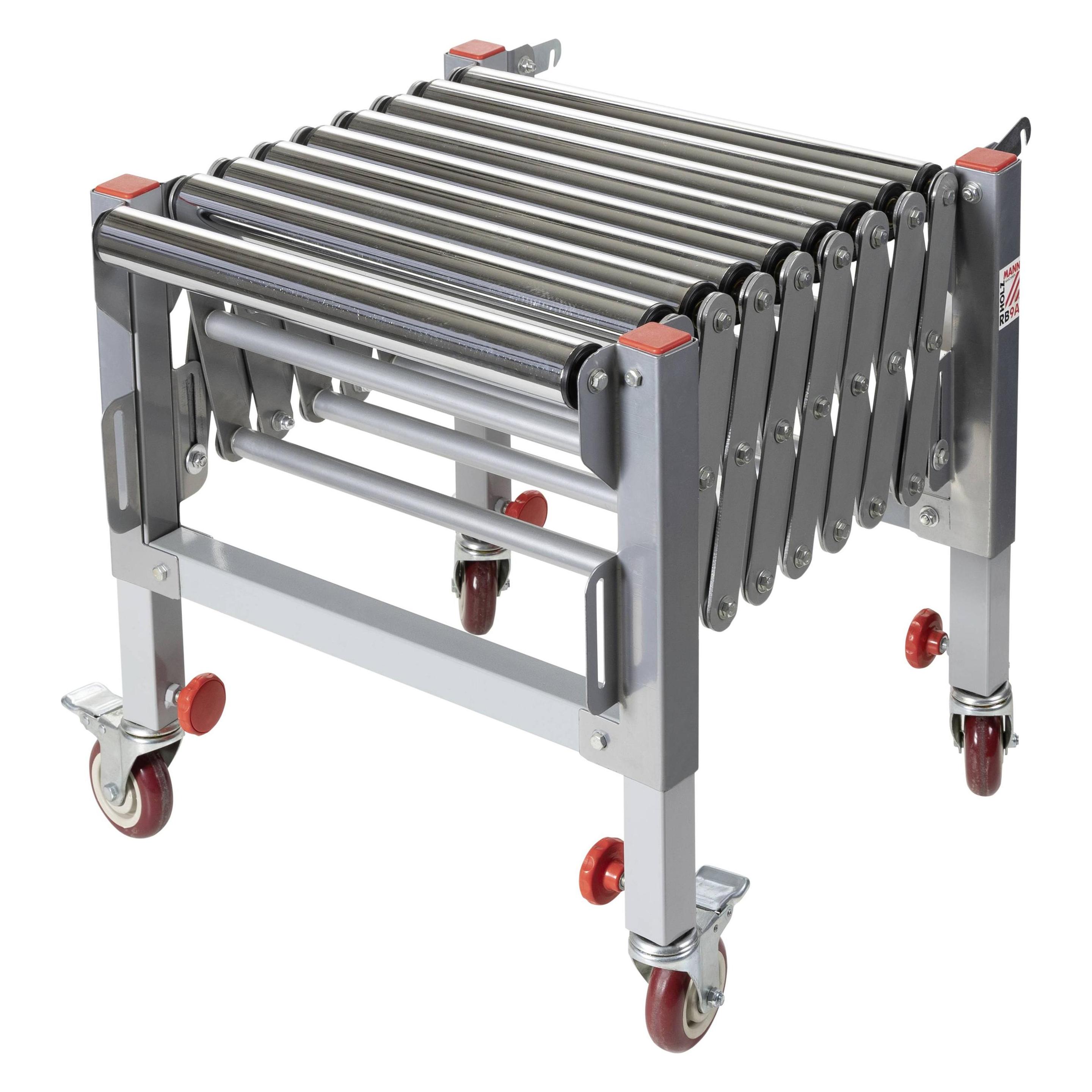 Holzmann Rollbahn ausziehbar 9 Rollen / 130 Kg (50 cm, 140 cm) (RB9A)