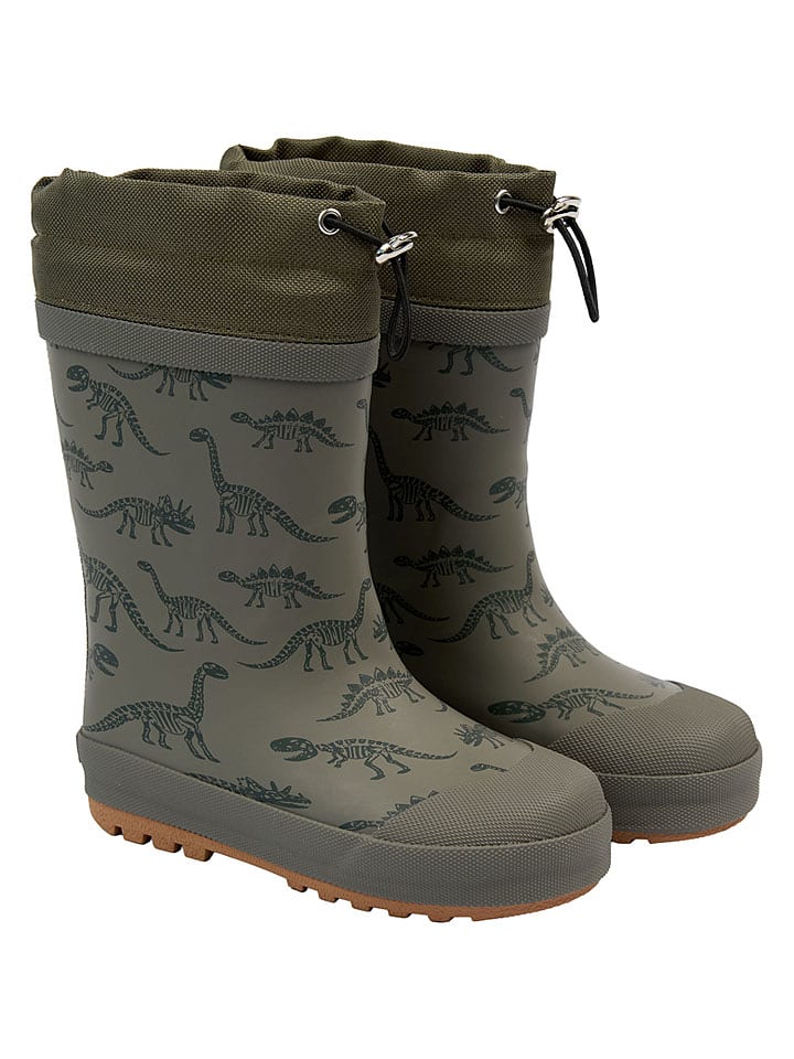 POM POM Gummistiefel in Khaki - 31