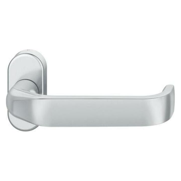 Magni FS-RT-Drückerlochteil 9mm verkröpft/Ros.oval Hochh./unsichtbare Bef./ EN179,Edelstahl fein matt (Türgarnitur, Türgriff) (98634159)