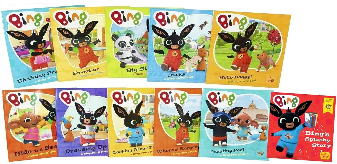 HarperCollins Bing 11 Books Collection Set by Ted Dewan - Paperback Picture Books - Ages 0-5 - CBeebies TV Tie-In Preschool Story Collection