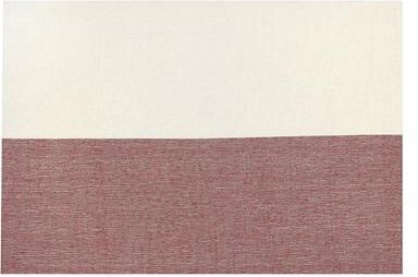 IH Casa Decor Fused Placemat Block Print Red - Set of 12