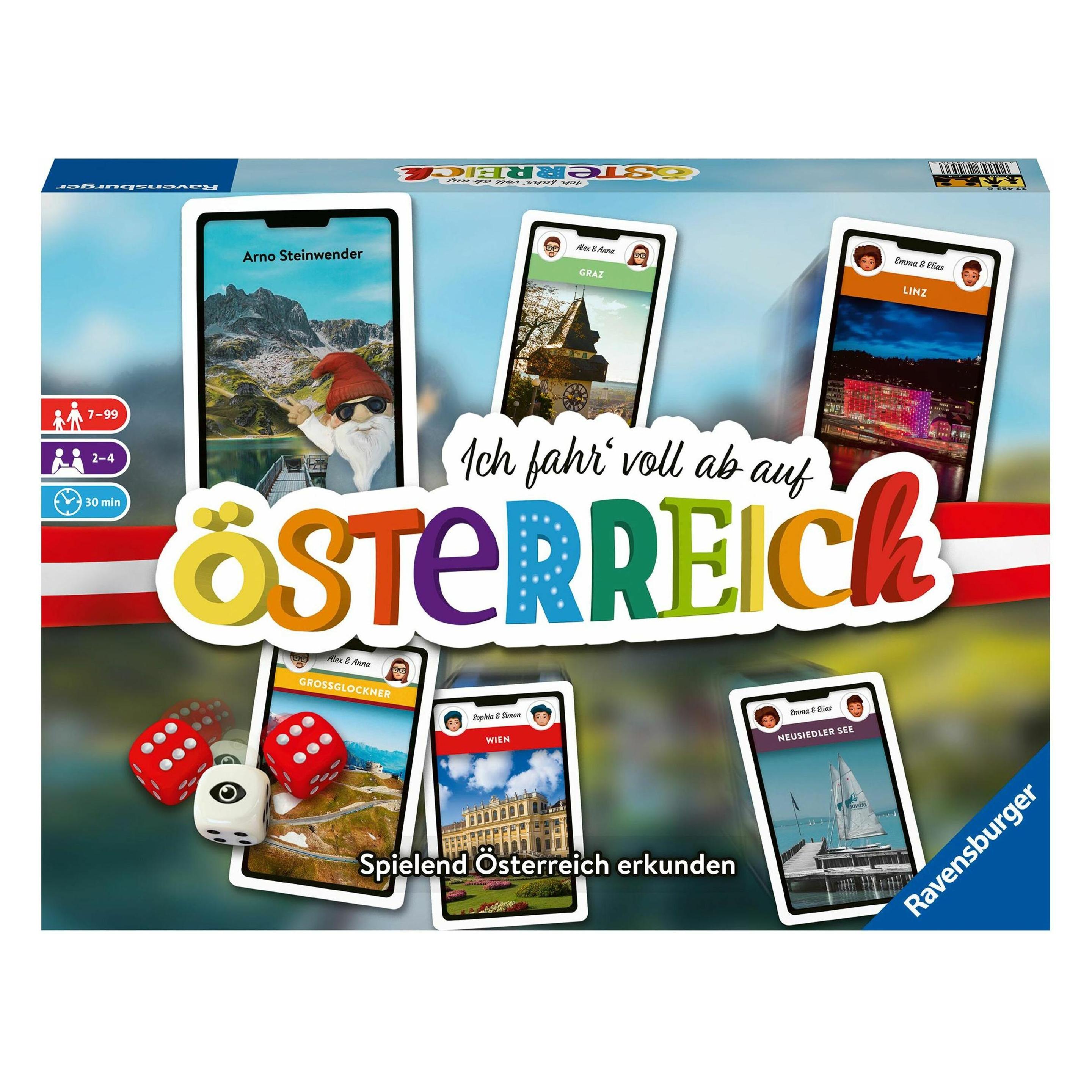 Ravensburger Ich fahr' voll ab auf Österreich (Deutsch, 2 - 4 Spieler) (4156141)